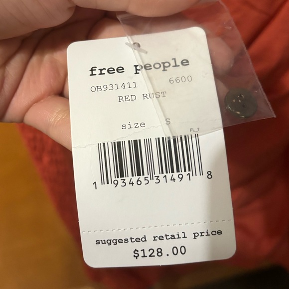 NWT Free People Women's Hold On Mini Dress Size S - Picture 5 of 5